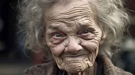 ugly old woman